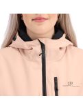 Vignette 2117, Gardet veste de ski femmes dusty rose 