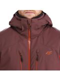 Vignette 4F, Kumn011 veste de ski hommes burgundy violet 