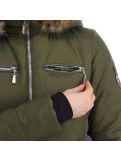 Vignette Almgwand, Stongerhohe veste de ski femmes olive gris, vert 