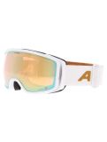 Vignette Alpina, Bivio Q lunettes de ski unisexe White Gold Matt blanc, Or 