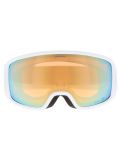 Vignette Alpina, Bivio Q lunettes de ski unisexe White Gold Matt blanc, Or 