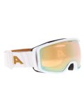 Vignette Alpina, Bivio Q lunettes de ski unisexe White Gold Matt blanc, Or 