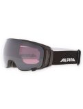 Vignette Alpina, Double Jack Mag Q lunettes de ski objectif supplémentaire unisexe Black Matt noir 