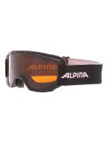 Vignette Alpina, Piney lunettes de ski enfants Black-Rose Matt noir, rose 