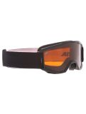 Vignette Alpina, Piney lunettes de ski enfants Black-Rose Matt noir, rose 