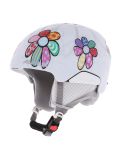 Vignette Alpina, Pizi casque de ski enfants Patchwork Flower Matt blanc 