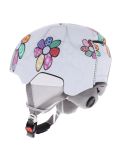 Vignette Alpina, Pizi casque de ski enfants Patchwork Flower Matt blanc 