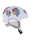 Vignette Alpina, Pizi casque de ski enfants Patchwork Flower Matt blanc 