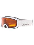 Vignette Alpina, Scarabeo Jr. lunettes de ski enfants White Matt blanc 