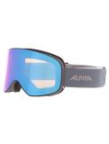 Vignette Alpina, Slope Q-Lite lunettes de ski unisexe Black Dirtblue Matt bleu 