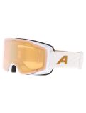 Vignette Alpina, Taos Q lunettes de ski unisexe White Gold Matt blanc, Or 