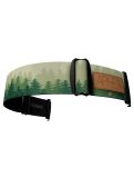 Vignette Aphex, Strap lunettes de ski unisexe forest print vert 