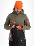 Vignette Aulp, Nevim veste de ski softshell hommes Kaki vert 