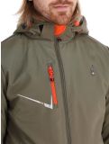 Vignette Aulp, Nevim veste de ski softshell hommes Kaki vert 