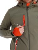 Vignette Aulp, Nevim veste de ski softshell hommes Kaki vert 