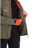 Vignette Aulp, Nevim veste de ski softshell hommes Kaki vert 