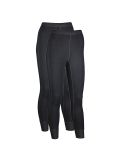 Vignette Avento, Thermal Pants 2-pack pantalon thermique 2-pack femmes Black noir 