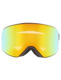 Vignette Bliz, Flow lunettes de ski unisexe Matte Black - Brown w Gold Multi noir 