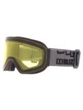 Vignette Bliz, Flow lunettes de ski unisexe Matte Black - Brown w Gold Multi noir 