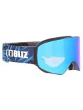 Vignette Bliz, Flow lunettes de ski unisexe Matte Blue - Brown w Blue Multi bleu 