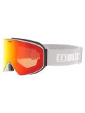 Vignette Bliz, Flow lunettes de ski unisexe Matte Light Grey - Brown w Red Multi gris 