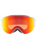 Vignette Bliz, Flow lunettes de ski unisexe Matte Light Grey - Brown w Red Multi gris 