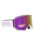 Vignette Bliz, Flow lunettes de ski unisexe Matte White - Brown w Pink Multi blanc 