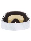 Vignette Bliz, Flow lunettes de ski unisexe Matte White - Brown w Pink Multi blanc 