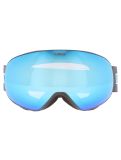 Vignette Bliz, Floz lunettes de ski unisexe Matte Grey - Smoke with Ice Blue Multi gris 