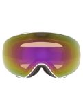 Vignette Bliz, Floz lunettes de ski unisexe Matte White - Brown with Pink Multi blanc 