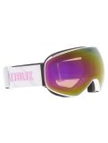 Vignette Bliz, Floz lunettes de ski unisexe Matte White - Brown with Pink Multi blanc 