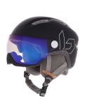 Vignette Bollé, Eco V-Atmos casque de ski avec visière unisexe Black Matte - Photochromic Blue noir 