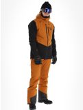 Vignette Brunotti, Kense veste de ski hommes Tabacco brun, noir 