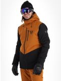 Vignette Brunotti, Kense veste de ski hommes Tabacco brun, noir 