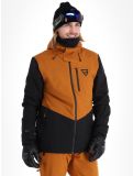 Vignette Brunotti, Kense veste de ski hommes Tabacco brun, noir 