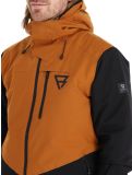 Vignette Brunotti, Kense veste de ski hommes Tabacco brun, noir 