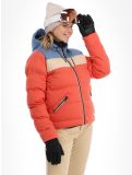 Vignette Brunotti, Niagona veste de ski femmes Burnt Sienna beige, bleu, rouge 