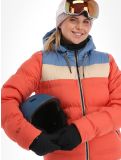 Vignette Brunotti, Niagona veste de ski femmes Burnt Sienna beige, bleu, rouge 