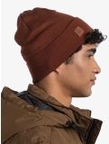 Vignette Buff, Merino Heavyweight Beanie bonnet unisexe Solid Sienna brun 