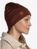 Vignette Buff, Merino Heavyweight Beanie bonnet unisexe Solid Sienna brun 