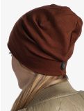 Vignette Buff, Merino Heavyweight Beanie bonnet unisexe Solid Sienna brun 