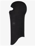 Vignette Buff, Merino Lightweight Balaclava masque de ski unisexe Solid Black noir 