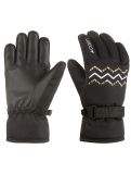 Vignette Cairn, Artic 3 J C-Tex gants de ski enfants Black Leopard noir 