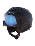 Vignette Cairn, Helios Leather Evolight NXT casque de ski avec visière unisexe Blue Graphite bleu 