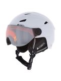 Vignette Cairn, Impulse Visor casque de ski avec visière unisexe Mat White blanc 