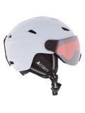 Vignette Cairn, Impulse Visor casque de ski avec visière unisexe Mat White blanc 