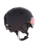 Vignette Cairn, Impulse Visor casque de ski avec visière unisexe Mat Black noir 