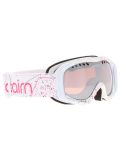 Vignette Cairn, Mate lunettes de ski enfants Mat White Spray blanc, rose 