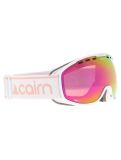 Vignette Cairn, Omega lunettes de ski unisexe Mat White Latte blanc, rose 