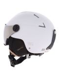 Vignette Cairn, Orbit Visor casque de ski avec visière unisexe Mat White Coffee blanc 